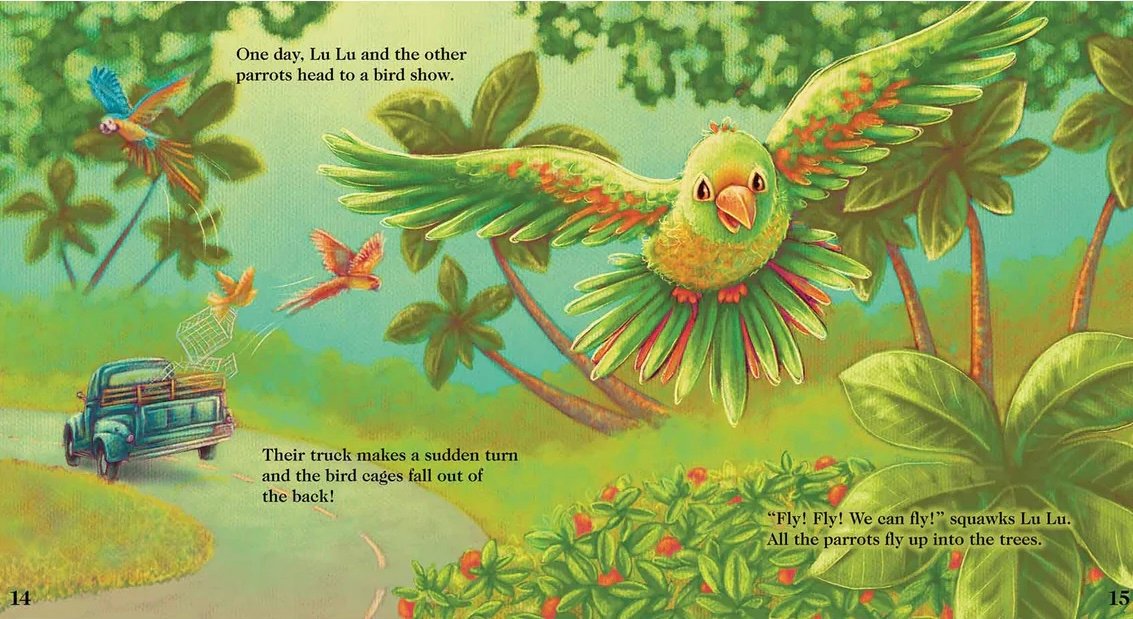 Wookiwoo, I Love You — interior spread pages 14 & 15